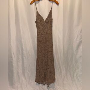 Abercrombie & Fitch Cheetah print slip dress